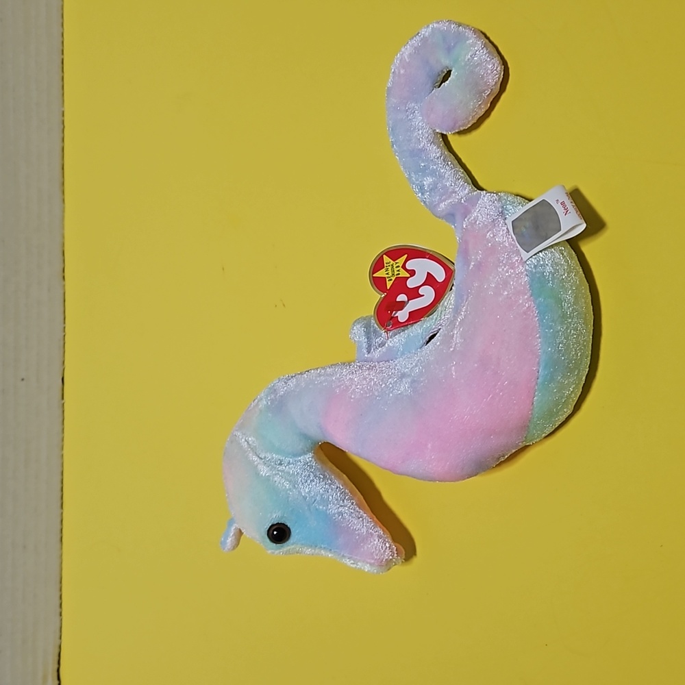 Neon The Seahorse - Ty Beanie Babies - Tags attached